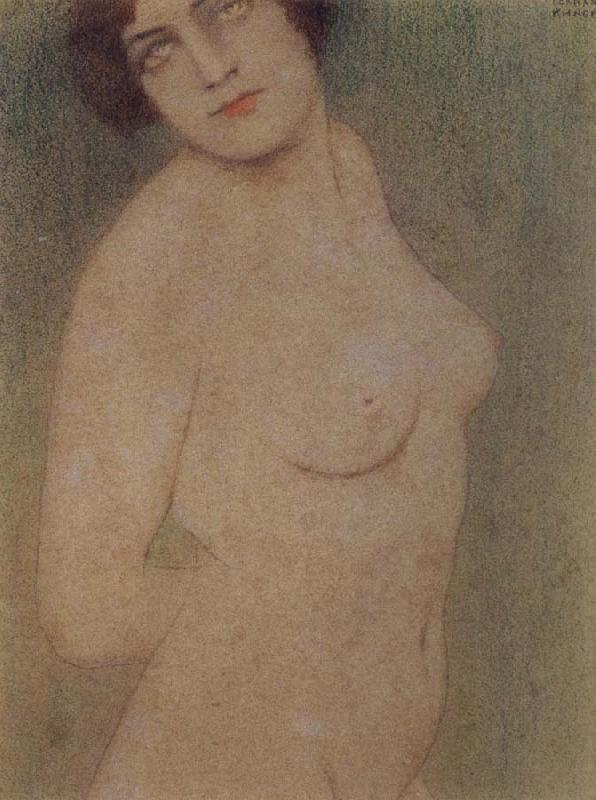 Fernand Khnopff Nude Study Sweden oil painting art